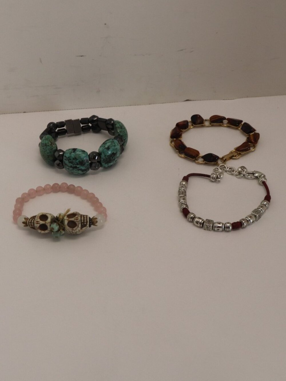 Lot of 4 Assorted Bracelets see pictures for types
